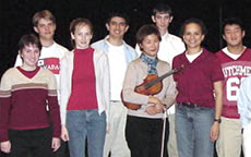Jennifer Koh with Students